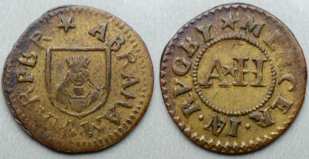 Rugby, Abraham Harper farthing N5346 Rugby, Abraham Harper farthing N5346
